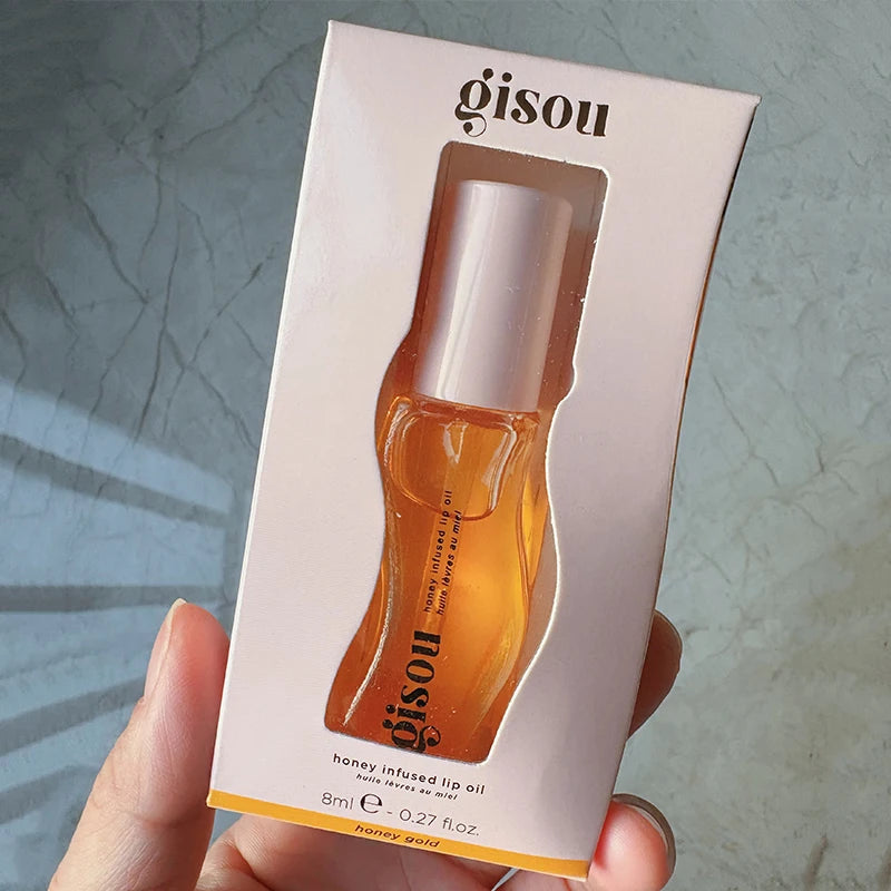 Baume à Lèvres Hydratant Gisou - Huile Gloss Nourrissante au Miel